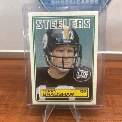 Terry Bradshaw 1983 Topps Pittsburgh Steelers Football Card #358