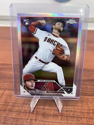 Ryne Nelson (RC) 2023 Topps Chrome Silver Refractor Rookie Card #193 D