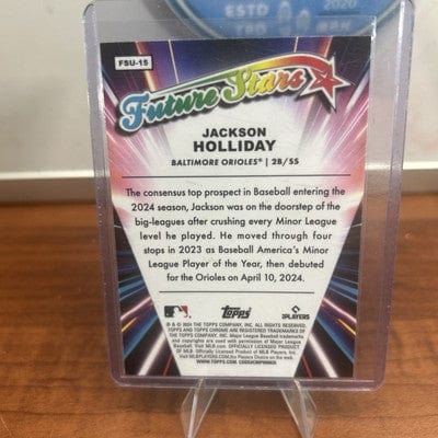 Jackson Holliday (RC) #FSU-15 Future Stars - 2024 Topps Chrome Update