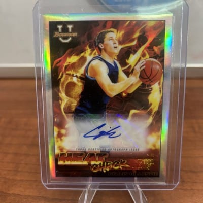 Collin Gillespie 2022 Bowman Chrome University Auto  Heat Check HCA-CG