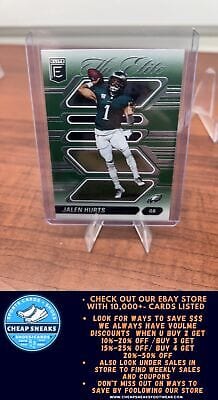 Jalen Hurts 2024 Donruss Elite The Elite Green #2 Philadelphia Eagles
