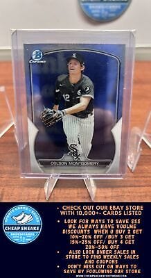 Colson Montgomery 2023 Bowman Chrome Prospects #BCP-48 Chicago White S