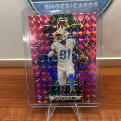 MIKE WILLIAMS 2023 Panini Mosaic Pink Camo Prizm #129 Jets Chargers