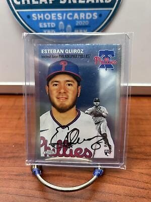 Esteban Quiroz RC 2023 Topps Chrome Platinum Anniversary #176 Phillies