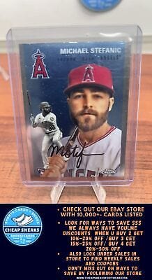 Michael Stefanic RC 2023 Topps Chrome Platinum Anniversary #38 Angels