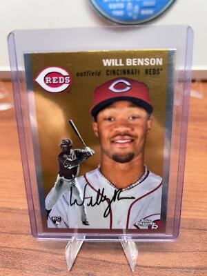 Will Benson RC 2023 Topps Chrome Platinum Anniversary #143 Cincinnati