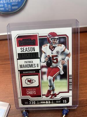 Patrick Mahomes II 2023 Panini Contenders Season Ticket #51 Kansas Cit