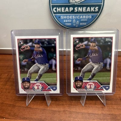 Ezequiel Duran (RC) 2023 Topps Series 1 Texas Ranger Rookie Card #286