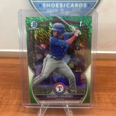 Gleider Figuereo 2023 1st Bowman Chrome Green Shimmer Refractor  /99 #