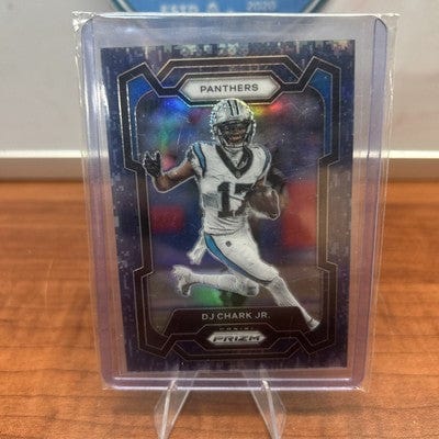 DJ Clark Jr. 2023 Panini Prizm Football#41 Blue Camo Prizm Panthers/Ch