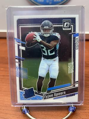 Tyjae Spears RC 2023 Donruss Optic #297 Tennessee Titans