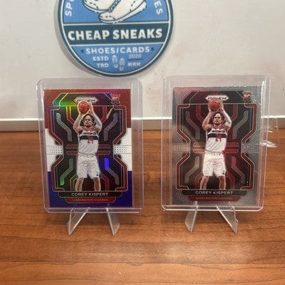 Corey Kispert (RC) 2021-2022 Panini Prizm #275 Red White & Blue Prizm