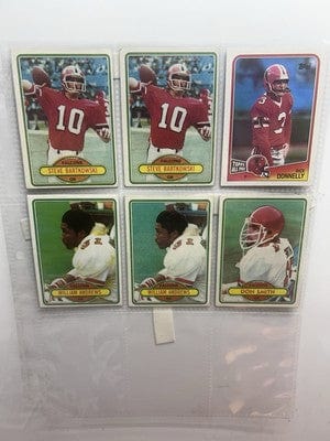Atlanta Falcons Football Lot 1980 Topps (6)