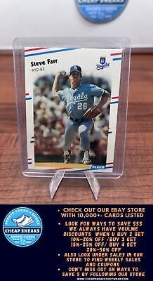 Steve Farr 1988 Fleer #256 Kansas City Royals