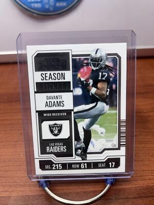 Davante Adams 2023 Panini Contenders Season Ticket Retail #53 Las Vega