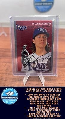 Tyler Glasnow 2023 Topps Chrome Platinum Anniversary #338 Tampa Bay Ra