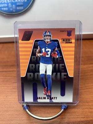 Jalin Hyatt RC 2023 Panini Zenith Red Zone #149 New York Giants