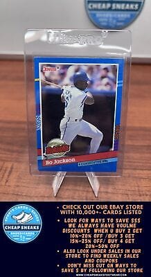 Bo Jackson 1991 Donruss Bonus Cards #BC-10 Kansas City Royals