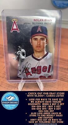 Nolan Ryan 2023 Topps Chrome Platinum Anniversary #482 California Ange