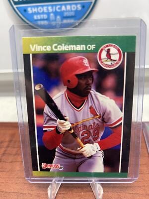 Vince Coleman 1989 Donruss #181c St. Louis Cardinals