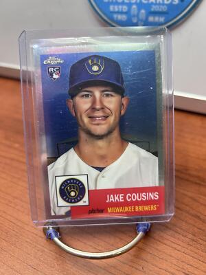 Jake Cousins RC 2022 Topps Chrome Platinum Anniversary #175 Milwaukee
