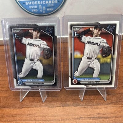 2024 Bowman Draft Chrome 1st Bowman Card # BDC-91 Aiden May