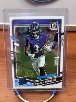 Keaton Mitchell 2023 Donruss Optic #207 Baltimore Ravens