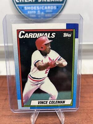 Vince Coleman 1990 Topps Doubleheaders #NNO St. Louis Cardinals