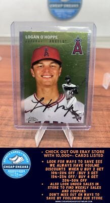 Logan O'Hoppe RC 2023 Topps Chrome Platinum Anniversary #158 Los Angel