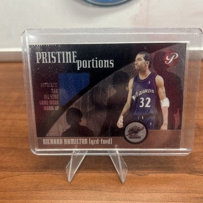 2001-02 Topps Pristine Richard Hamilton Pristine Portions Game Worn Wa
