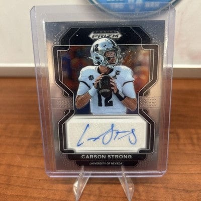 Carson Strong 2022 Prizm Draft Auto RA-CST Nevada Eagles RC