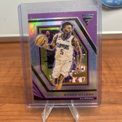 BONES HYLAND - 2022-23 Panini Flux Silver Prizm Basketball #184 Clippe