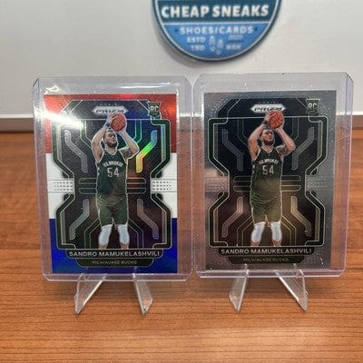 2021-22 Prizm Sandro Mamukelashvili Red White & Blue Prizm Rookie RC #