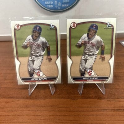 Jorge Burgos 2023 1st Bowman Cleveland Guardians Baseball Card#BP-98