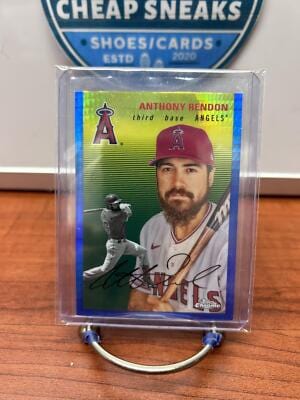 Anthony Rendon 2023 Topps Chrome Platinum Anniv Blue Prism Refractor #