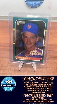 David Cone 1987 Donruss The Rookies #35 New York Mets