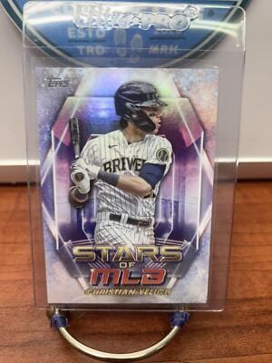Christian Yelich 2023 Topps Stars of MLB Chrome #SMLBC-11 Milwaukee Br