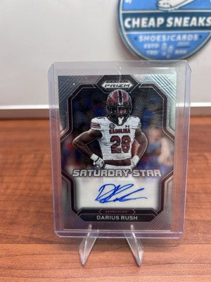 DARIUS RUSH 2023 Panini Prizm Draft Picks  Rookie Auto South Carolina