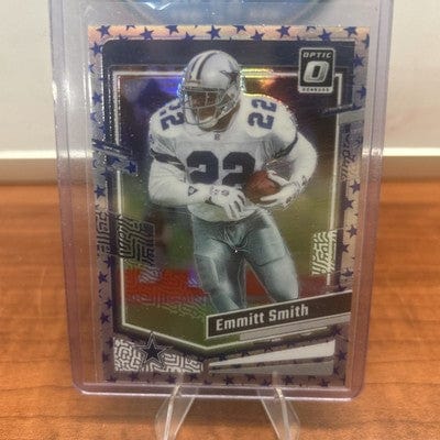 EMMITT SMITH 2023 Donruss Optic Blue Stars Holo Prizm #48 Cowboys