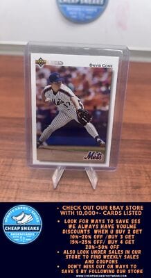 David Cone 1992 Upper Deck #364 New York Mets