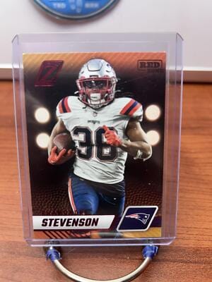 Rhamondre Stevenson 2023 Panini Zenith Red Zone #72 New England Patrio
