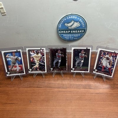 Phillies 2025 Topps Series 1 Lot Bryson Scott Diaminte Foil+Base, Schw