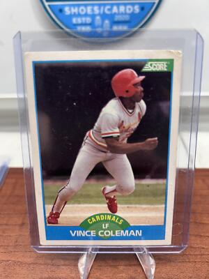 Vince Coleman 1989 Score #155 St. Louis Cardinals