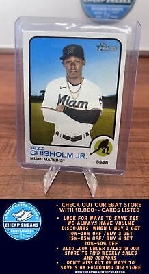 Jazz Chisholm Jr. 2022 Topps Heritage #120 Miami Marlins