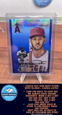 Taylor Ward 2023 Topps Chrome Platinum Anniversary Blue Prism Refracto