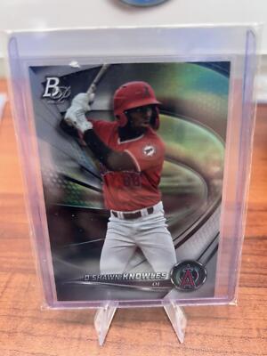 D'Shawn Knowles 2022 Bowman Platinum Top Prospects #TOP-96 Los Angeles
