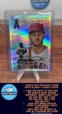Taylor Ward SN 2023 Topps Chrome Platinum Anniversary Topps Refractor