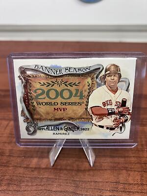 2022 Topps Allen & Ginter #BS-38 Manny Ramirez Banner Seasons
