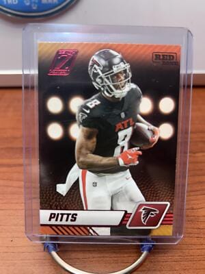 Kyle Pitts 2023 Panini Zenith Red Zone #6 Atlanta Falcons