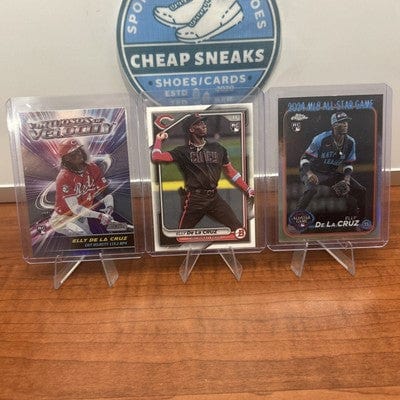 Elly De La Cruz (RC) 24 Topps Chrome AS Refractor ,24 Topps Stadium Cl